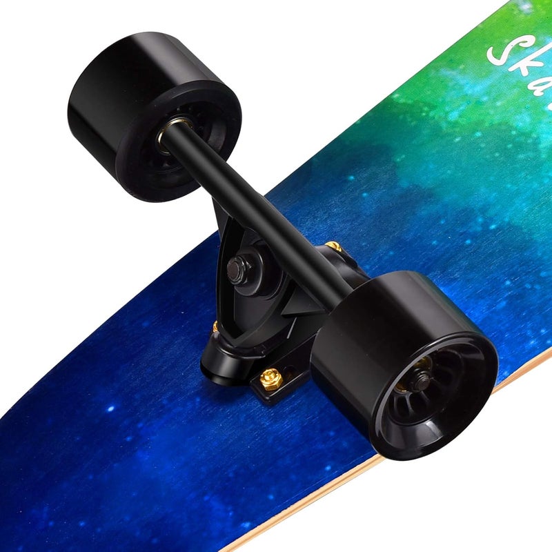 Seething 42 Inch Longboard Skateboard Complete Cruiser Pintail,The Original Artisan Maple Skateboard Cruiser Pintail for Cruising, Carving, Free-Style and Downhill - Image 4